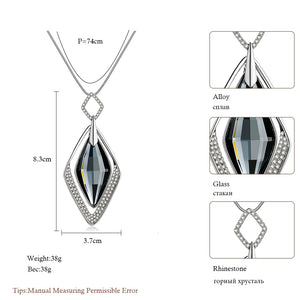 Trendy geometric necklace for women - Ladyjewa